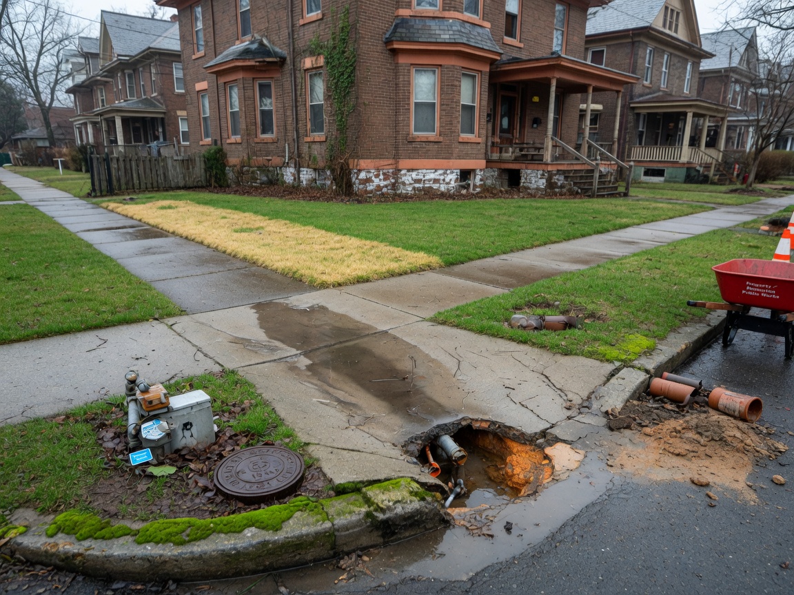 Signs Of Underground Water Line Leaks In Older Princeton Homes