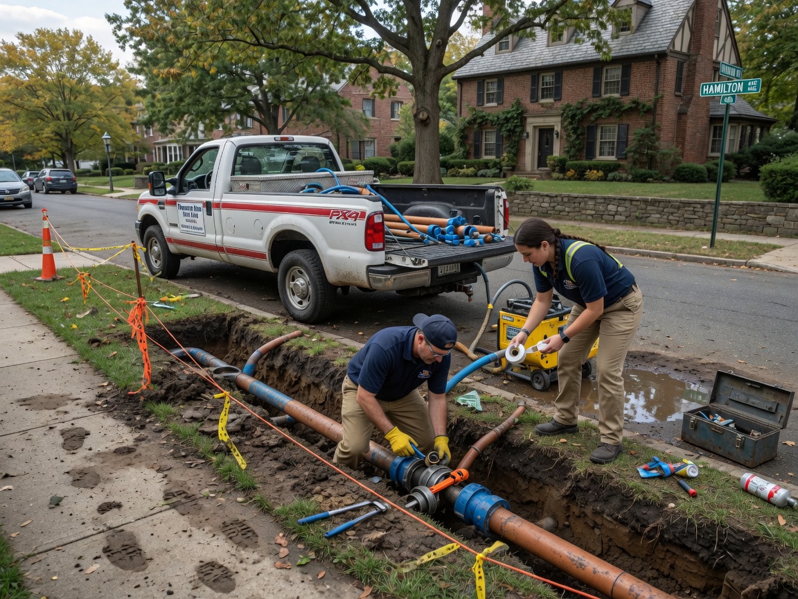 Water Line Repair work by Princeton Water Line Pros in Princeton, NJ