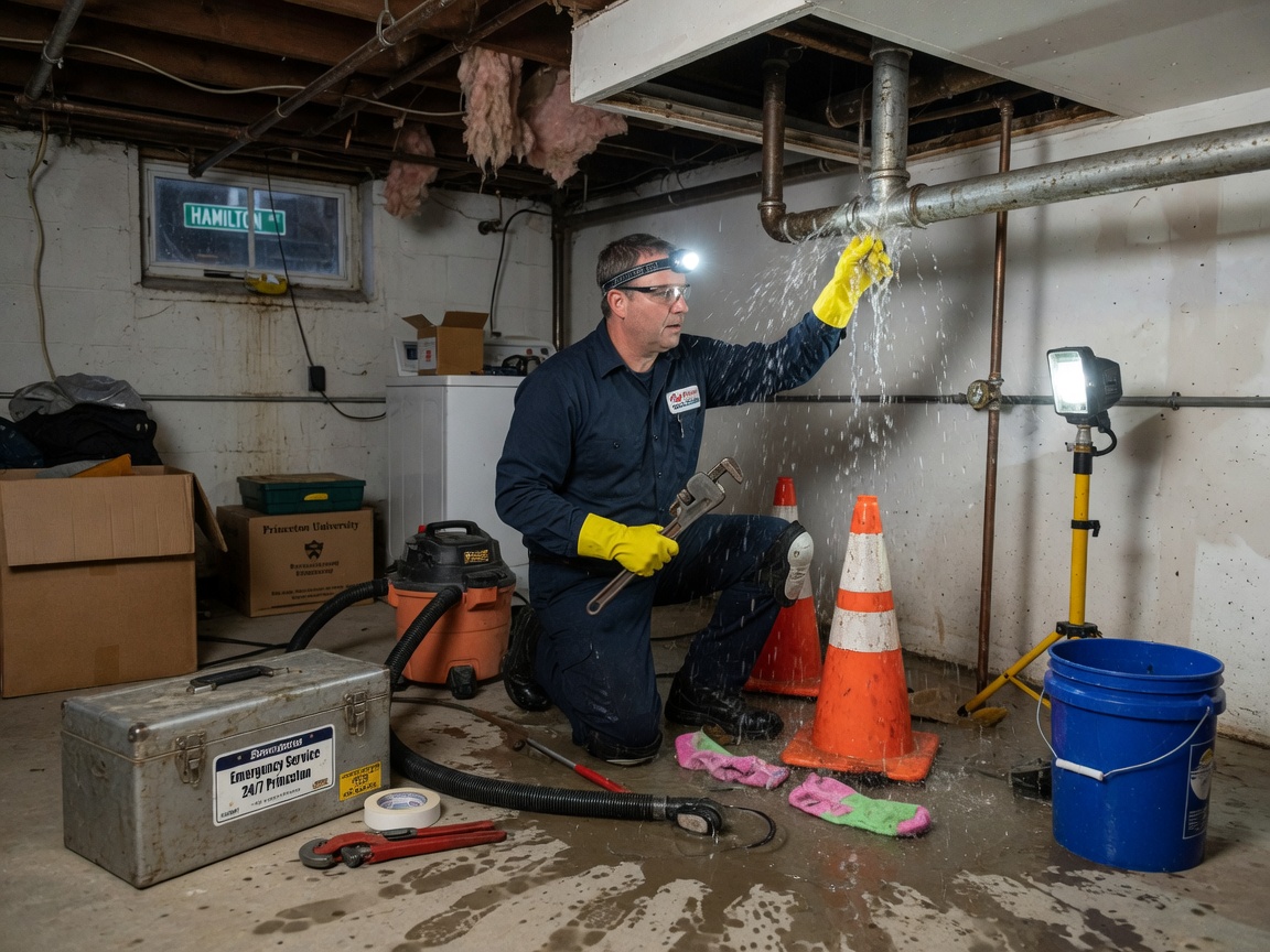 Emergency Water Leak Repair in Princeton