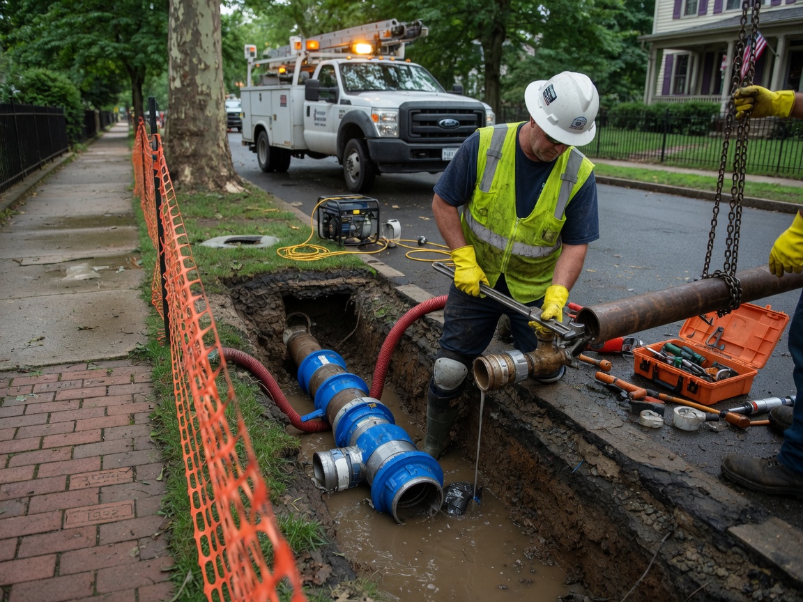 Emergency Water Line Repair in Princeton