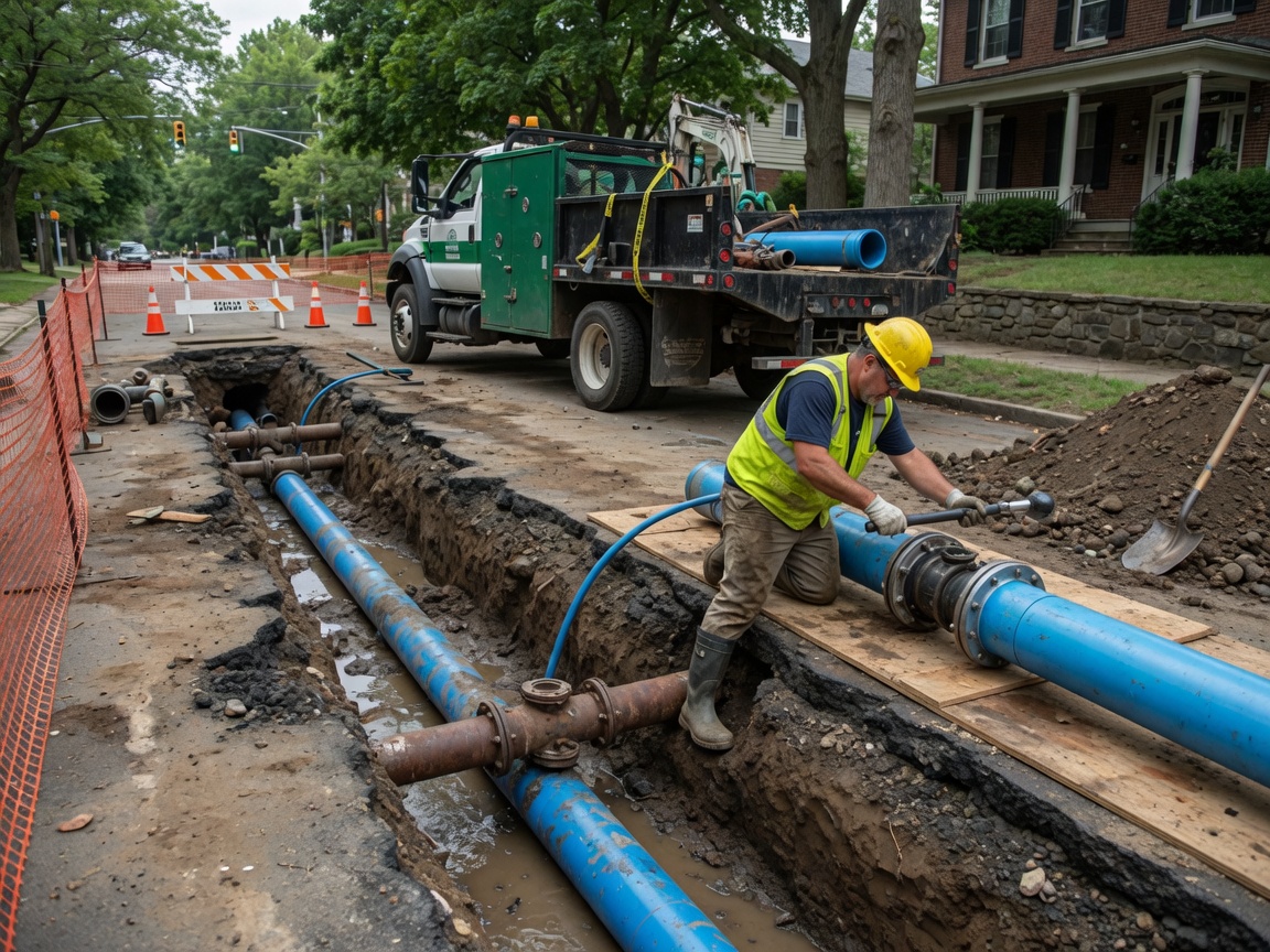 Main Water Line Replacement in Princeton
