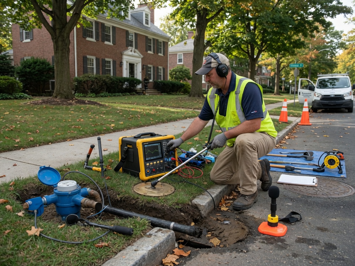 Water Line Repair in Edgerstoune, NJ 08540