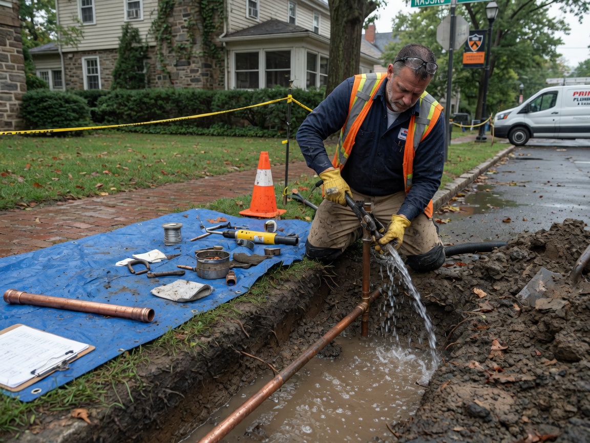 Water Line Repair in Littlebrook