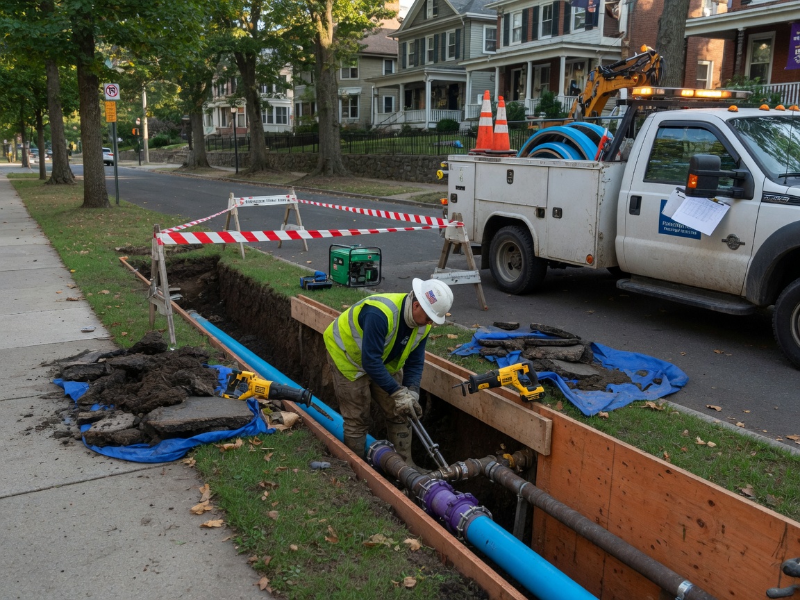 Water Line Repair in Riverside